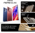 Infinix Note 50s 5G+ 45W Charger In the Box & AI (Marine Drift, 128 GB)  (8 GB RAM) - Image 2