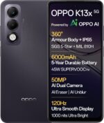 OPPO K13x 5G 6000mAh and 45W SUPERVOOC Charger & AI (Midnight Violet, 128 GB)  (8 GB RAM)