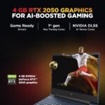 HP Victus AI 31 TOPS AMD Ryzen 5 Hexa Core 8645HS - (16 GB/512 GB SSD/Windows 11 Home/4 GB Graphics/NVIDIA GeForce RTX 2050/144 Hz) fb3003AX Gaming Laptop  (15.6 inch, Blue, 2.29 Kg, With MS Office) - Image 4