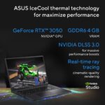 ASUS Vivobook 16X (2025) with Office 2024 + M365 Basic* Intel Core i5 13th Gen 13420H - (16 GB/512 GB SSD/Windows 11 Home/4 GB Graphics/NVIDIA GeForce RTX 3050/144 Hz) K3605VC-RP412WS Gaming Laptop  (16 inch, Indie Black, 1.80 Kg, With MS Office) - Image 3