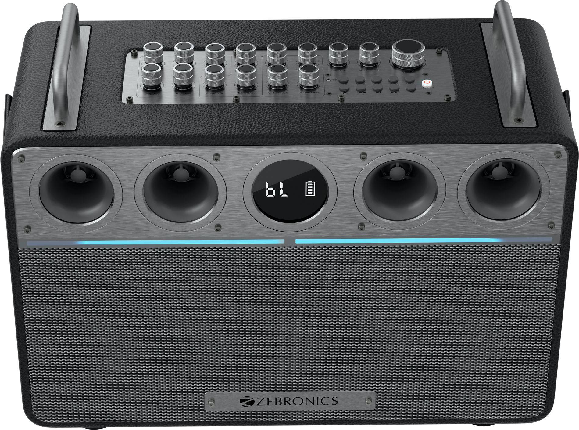 ZEBRONICS StudioXOne (TSPK 102), BTv5.3, 8h playback, Guitar Control, OTG Live Stream 240 W Bluetooth Home Audio Speaker  (Black, Stereo Channel)